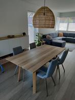 Massief eiken eettafel rechthoekig in goede staat, Huis en Inrichting, Tafels | Eettafels, Ophalen