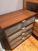 commode, Maison & Meubles, 3 ou 4 tiroirs, Moins de 100 cm, Verre, Enlèvement