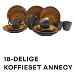 18-delige Koffieset nieuw, Ophalen, Keramiek, Nieuw, Overige stijlen