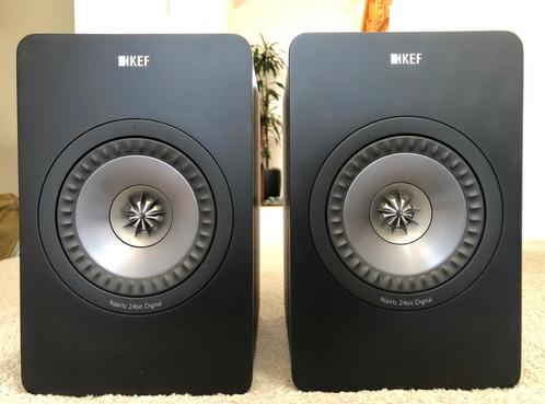KEF X300A  gepowerde speakers. Een paar., Audio, Tv en Foto, Luidsprekerboxen, Gebruikt, Front, Rear of Stereo speakers, 60 tot 120 watt