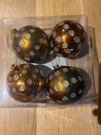 4 kerstballen 100 mm, Enlèvement ou Envoi, Comme neuf