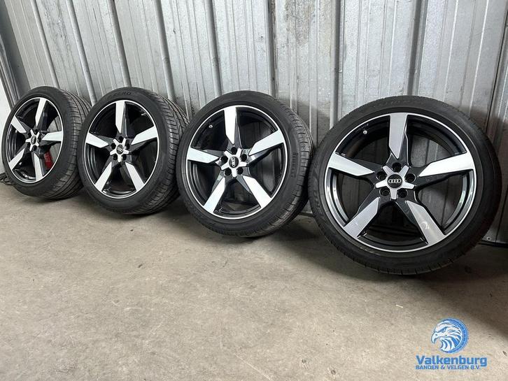 6-7mm! Originele Audi Q3 83A Audi Sport Polygon 20 inch zwar, Auto-onderdelen, Banden en Velgen, Banden en Velgen, Zomerbanden