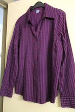 Chemise violette à fines rayures M&S taille 48, Vêtements | Femmes, Grandes tailles, Neuf, Enlèvement ou Envoi, Chemisier ou Tunique