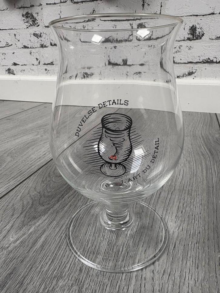 Duvel glas Duvelse Details zonder “D”, Verzamelen, Glas en Drinkglazen, Nieuw, Ophalen of Verzenden