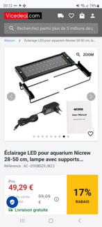 Rampe led pour aquarium Nicrew, Enlèvement, Comme neuf