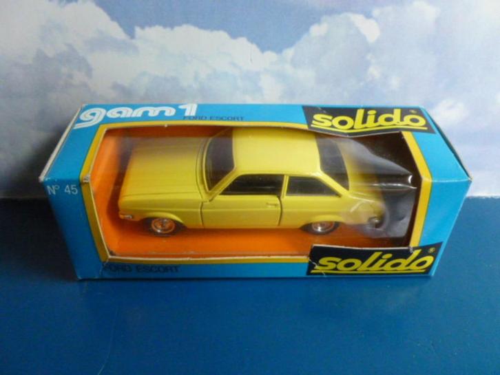FORD Escort Mk2 Coupe 1/43 SOLIDO Made in France Neuve+Boite, Hobby en Vrije tijd, Modelauto's | 1:43, Nieuw, Auto, Solido, Ophalen of Verzenden