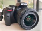 Nikon Digitale Reflexcamera D3300 18-55mm VR II lens + tas, TV, Hi-fi & Vidéo, Appareils photo numériques, Comme neuf, Reflex miroir