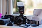 Fujifilm X-T3 + XF 18-55mm + Godox TT350 flitser, Enlèvement ou Envoi, Comme neuf, Autres marques