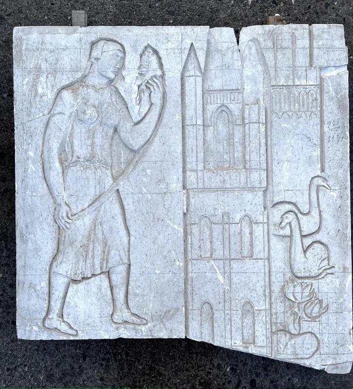 7 bas-reliefs sculpté par CANTRÉ maquette Gare BXL Congrès, Antiquités & Art, Art | Sculptures & Bois, Enlèvement