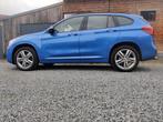 BMW x1sDrive18i M-PAKKET/GPS/ALCANTA/Pano/Trekhaak, Auto's, BMW, Euro 6, Blauw, Alcantara, 3 cilinders