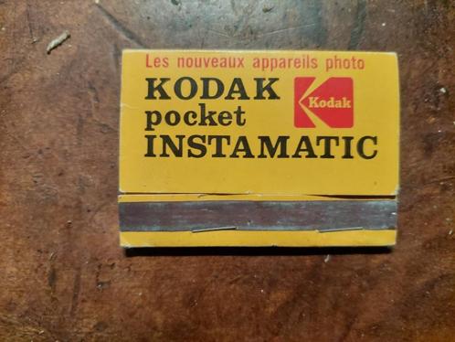 Pochette d'allumettes Kodak pocket Instamatic, Collections, Articles de fumeurs, Briquets & Boîtes d'allumettes, Utilisé, Boîtes ou marques d'allumettes