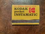 Pochette d'allumettes Kodak pocket Instamatic, Utilisé, Boîtes ou marques d'allumettes, Enlèvement ou Envoi