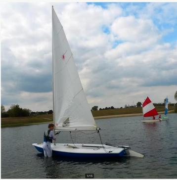 Laser zeilboot + strandkar, Enlèvement, Comme neuf, Accessoires