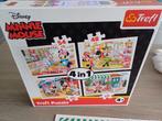 Disney Minnie Mouse puzzel 4 in 1, Kinderen en Baby's, Speelgoed | Kinderpuzzels, 4 tot 6 jaar, Meer dan 50 stukjes, Ophalen of Verzenden
