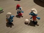 3 voetbal smurfen - Kindersurprise, Verzamelen, Ophalen of Verzenden, Gebruikt, Grote Smurf, Poppetje, Figuurtje of Knuffel