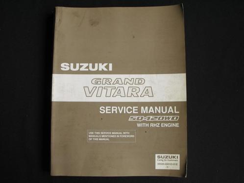 Cahier d'atelier sur le moteur RHZ de la Suzuki Grand Vitara, Autos : Divers, Modes d'emploi & Notices d'utilisation, Enlèvement ou Envoi