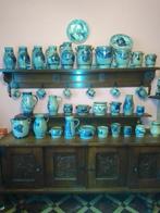 Lot pots en grès gris bleu , cruches , plusieurs grandeurs, Antiquités & Art, Enlèvement ou Envoi
