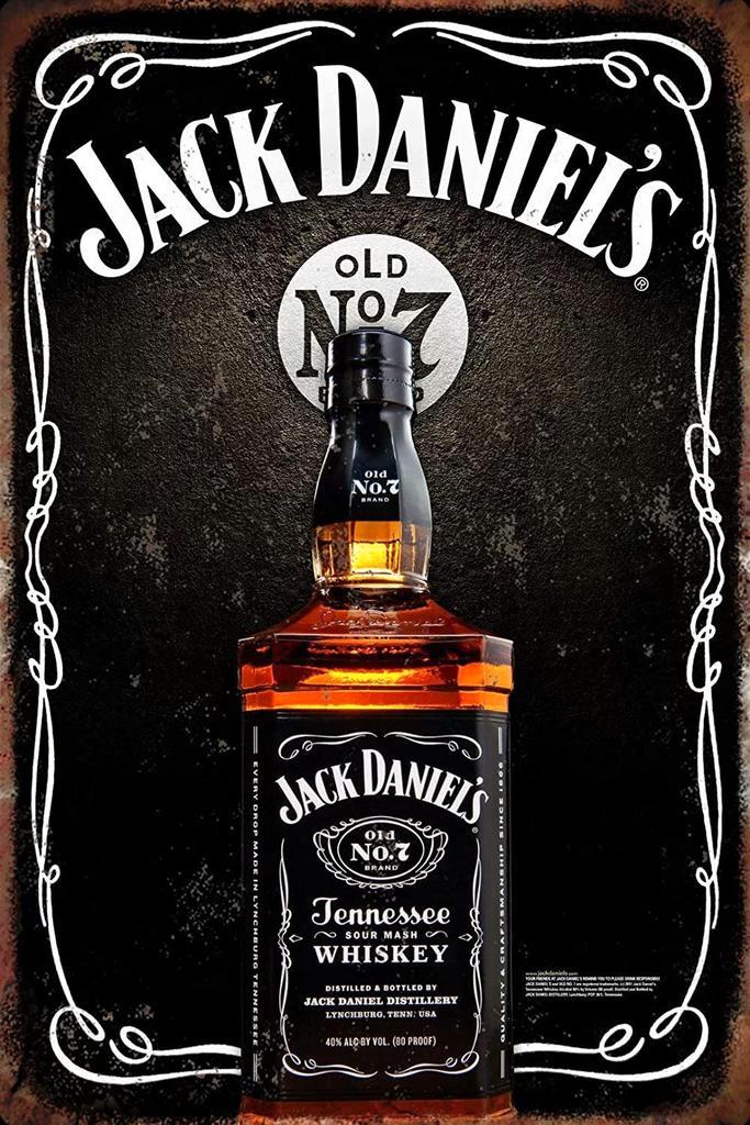 plaque murale vintage jack Daniel's en bois d albesia 40x30, Collections, Marques & Objets publicitaires, Neuf, Enlèvement ou Envoi