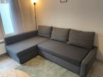 FRIHETEN ikea: hoeksalon + opberger + slaapbank donkergrijs, Ophalen, Gebruikt