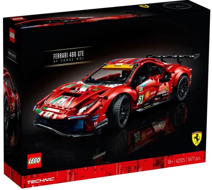 LEGO Technic NIEUW SEALED 42125 Ferrari 488 GTE, Kinderen en Baby's, Speelgoed | Duplo en Lego, Nieuw, Lego, Complete set, Ophalen of Verzenden