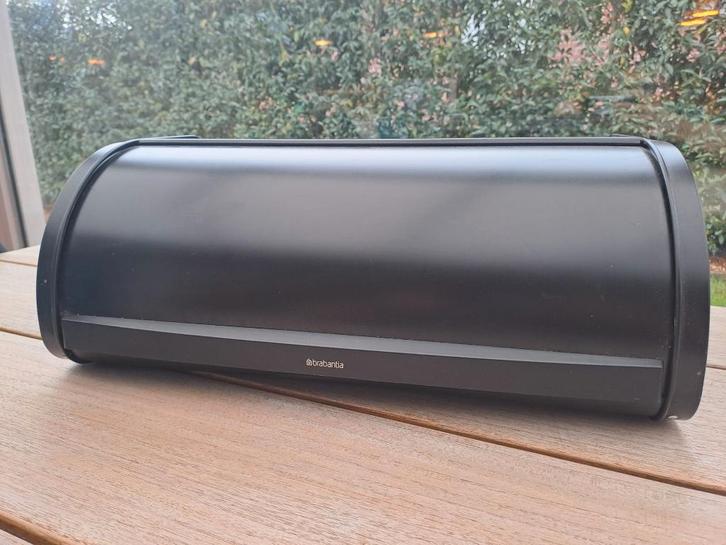 Brabantia rolltop broodtrommel – zwart – zeer goede staat, Huis en Inrichting, Keuken | Keukenelementen, Zwart, Ophalen