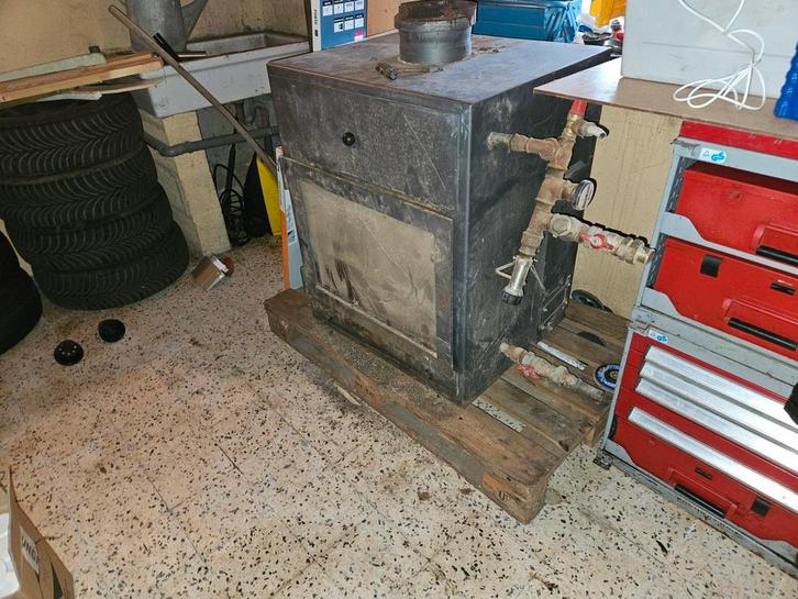 Poele DDG flamme 2 côtés, Doe-het-zelf en Bouw, Verwarming en Radiatoren, Gebruikt, Ophalen