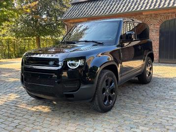 Land Rover Defender 90 D200 LICHTE VRACHT/PANODAK €61000+BTW, Autos, Cuir, 2997 cm³, Euro 6, Entreprise