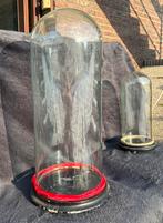 Drie handgeblazen antieke stolpen, Huis en Inrichting, Woonaccessoires | Stolpen, Ophalen, Gebruikt