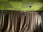 Grote grijze gordijnen, Huis en Inrichting, Stoffering | Gordijnen en Lamellen, Gebruikt, 200 cm of meer, 150 tot 200 cm, Ophalen of Verzenden