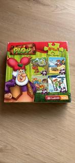 Kabouter plop puzzels 4 in 1, Ophalen of Verzenden, Zo goed als nieuw