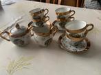Vergulde koffie-/theeset, Antiek en Kunst, Antiek | Servies compleet, Ophalen of Verzenden