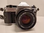 Canon AE1 Program Camera met een Canon FD 50mm 1:1.8 Lens, Ophalen of Verzenden, Zo goed als nieuw, Spiegelreflex, Canon