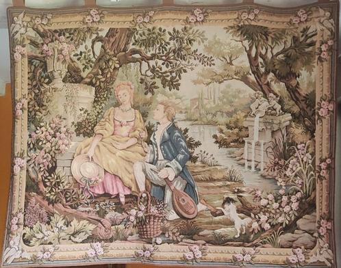 Wandtapijt „Jardin d'Amour” van Marc Waymel, Antiek en Kunst, Antiek | Tapijten, Tafelkleden en Textiel, Ophalen of Verzenden