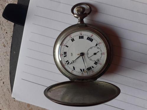Zakhorloge LIP Swiss circa 1900 zilver D800, Handtassen en Accessoires, Horloges | Antiek, Zakhorloge, Zilver, Ophalen of Verzenden