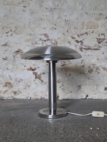 Chrome Mushroom Lamp - Vintage Designklassieker beschikbaar voor biedingen