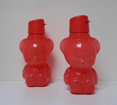Tupperware™ « Fles EcoPlus - Disney - Mickey »  x  2, Huis en Inrichting, Keuken | Tupperware, Nieuw, Overige typen, Rood, Verzenden