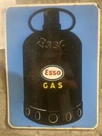 ESSO GAS emaille reclamebord, Antiek en Kunst, Ophalen