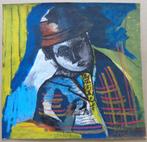 LIONEL VINCHE / LA MAINE / ORIGINEEL / 31x32cm / SIG / 1986, Ophalen of Verzenden