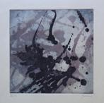 GÜNTHER KRAUS / ABSTRACTIE / KLEURETS / 50x35cm / SIG / 1960, Antiek en Kunst, Kunst | Litho's en Zeefdrukken, Ophalen of Verzenden