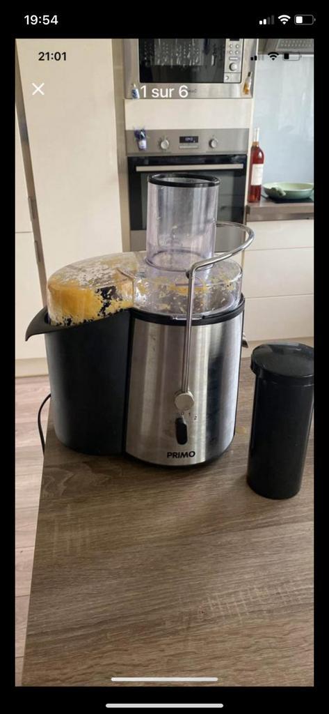 Extracteur de jus électronique Primo comme neuf, Electroménager, Extracteurs de jus, Comme neuf, Enlèvement