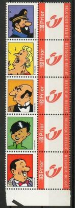 duostamps Tintin / Kuifje, Timbres & Monnaies, Timbres | Europe | Belgique, Enlèvement ou Envoi