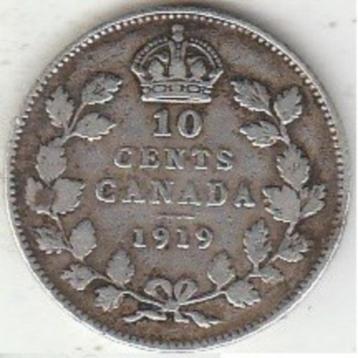 Canada zilveren 10 cents beschikbaar voor biedingen