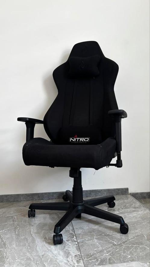 Gaming stoel Nitro Concepts S300, Huis en Inrichting, Bureaustoelen, Gebruikt, Bureaustoel, Zwart, Gaming bureaustoel, Ophalen