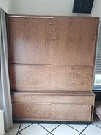 grote wandkast jaren '60 tot '70, Ophalen, Overige materialen, Gebruikt, 200 cm of meer