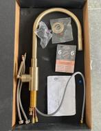 Robinet cuisine NEUF - doré/bronze avec douchette, Enlèvement ou Envoi, Neuf