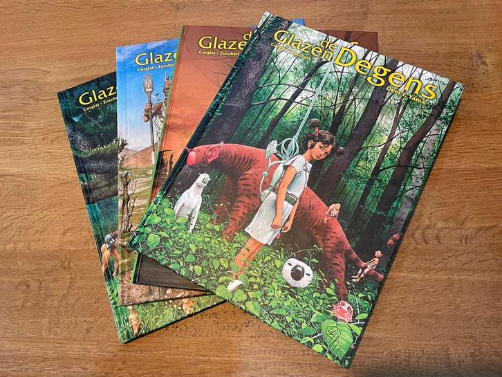Glazen degens 4x HC Volledige reeks, Boeken, Stripverhalen, Nieuw, Complete serie of reeks, Ophalen of Verzenden