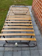 Logeerbed, Huis en Inrichting, Ophalen, Gebruikt, Eenpersoons, Bruin