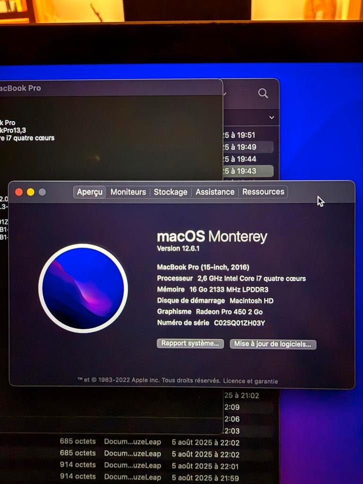 Macbook Pro 2016 Magic Bar 500 GB SSD i7 Radeon Pro, Computers en Software, Apple Macbooks, Gebruikt, MacBook, 15 inch, 2 tot 3 Ghz