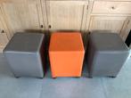 3-delige poef set, Ophalen, Minder dan 50 cm, Gebruikt, Vierkant