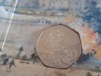 50 Pence D-Day 1944 herdenkingsmunt, Ophalen of Verzenden